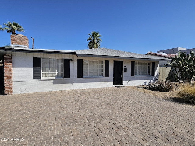 view of ranch-style home