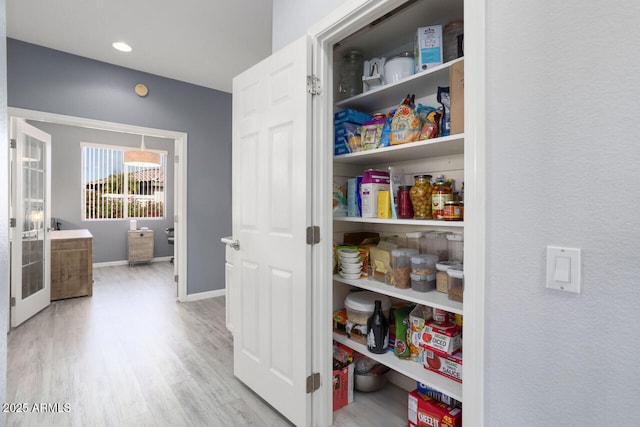 view of pantry