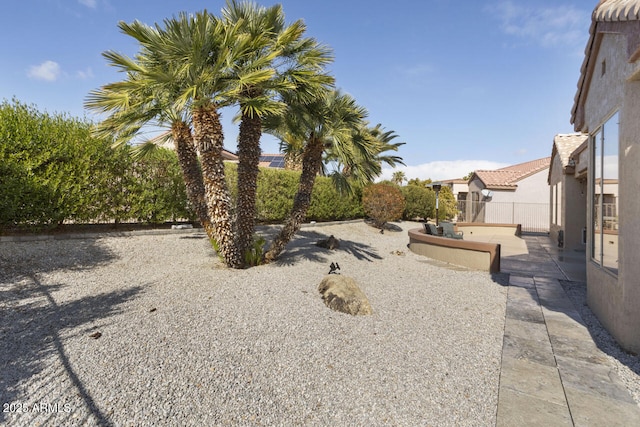 view of yard featuring a patio area