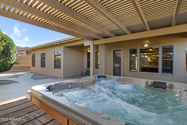 11413 S Coolwater Dr, Goodyear, AZ 85338 - wooden terrace with fence