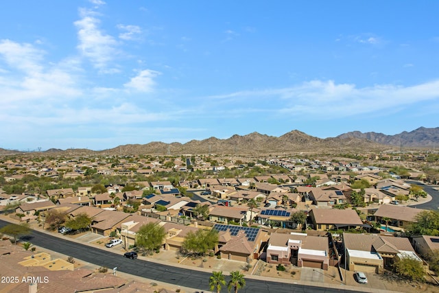 11413 S Coolwater Dr, Goodyear, AZ 85338 - bird's eye view with a mountain view and a residential view