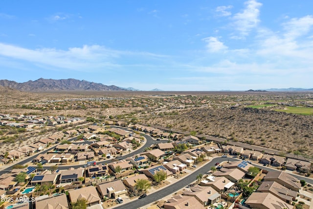 11413 S Coolwater Dr, Goodyear, AZ 85338 - aerial view featuring a mountain view and a residential view