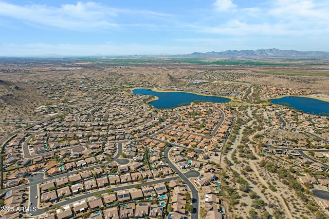 11413 S Coolwater Dr, Goodyear, AZ 85338 - bird's eye view featuring a water and mountain view