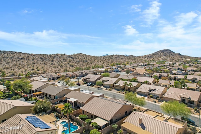 11413 S Coolwater Dr, Goodyear, AZ 85338 - birds eye view of property with a residential view and a mountain view