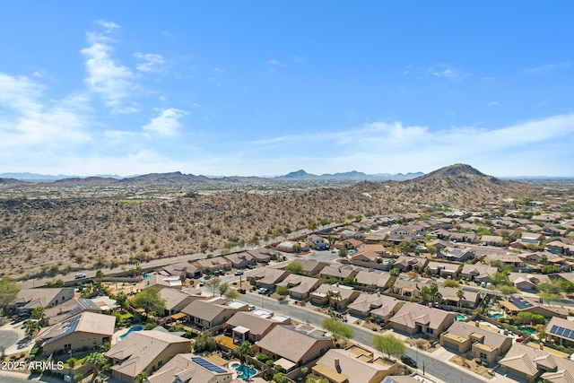 11413 S Coolwater Dr, Goodyear, AZ 85338 - bird's eye view with a mountain view and a residential view
