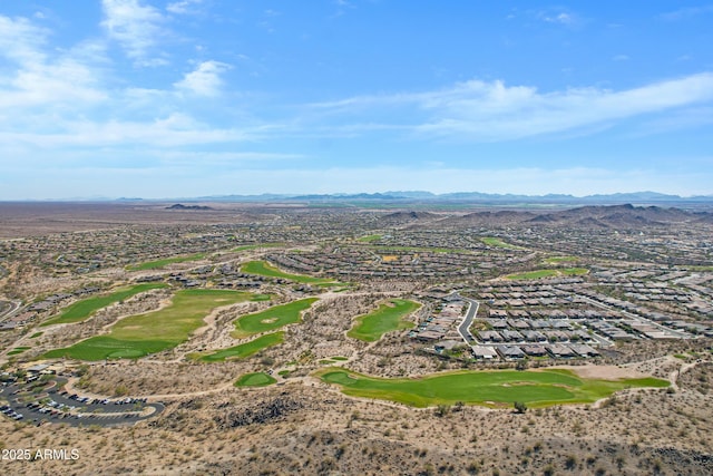 11413 S Coolwater Dr, Goodyear, AZ 85338 - bird's eye view with a mountain view and golf course view