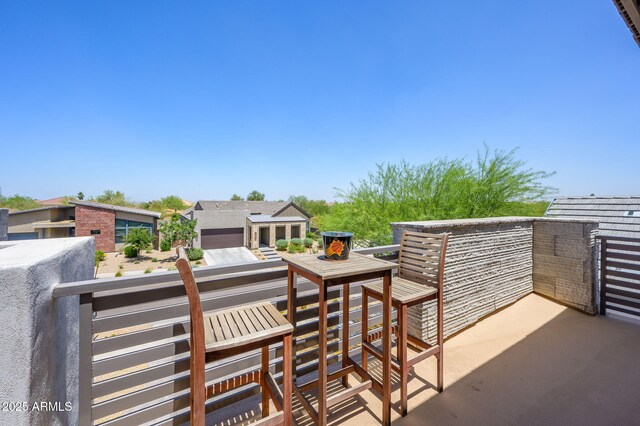 1221 E Paseo Way, Phoenix, AZ 85042 - view of patio featuring a balcony
