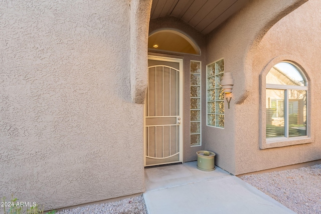 view of property entrance