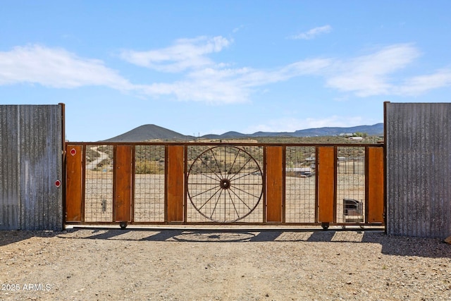 10975 E Janet Way, Dewey, AZ 86327 - view of gate featuring a mountain view