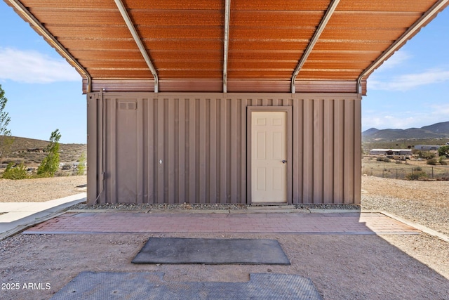 10975 E Janet Way, Dewey, AZ 86327 - view of outbuilding featuring a mountain view and an outbuilding
