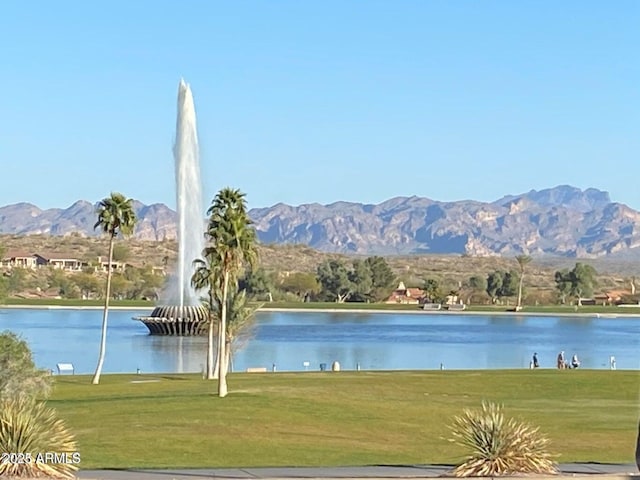 13636 N Hamilton Dr Unit 101, Fountain Hills, AZ 85268 - water view with a mountain view