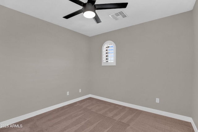 3376 E Lafayette Ave, Gilbert, AZ 85298 - carpeted empty room with a ceiling fan and baseboards