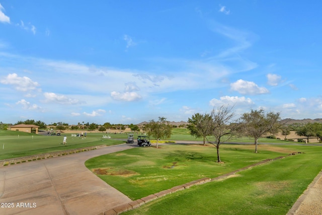 3376 E Lafayette Ave, Gilbert, AZ 85298 - view of community featuring a lawn and a mountain view