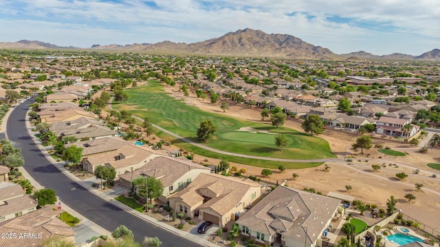 3376 E Lafayette Ave, Gilbert, AZ 85298 - aerial overview of property's location with nearby suburban area and a mountain backdrop