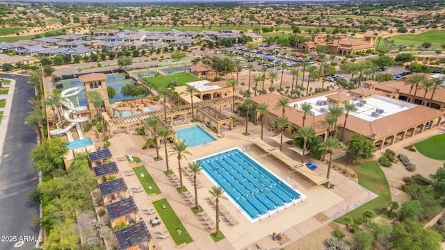 3376 E Lafayette Ave, Gilbert, AZ 85298 - aerial view of a pool