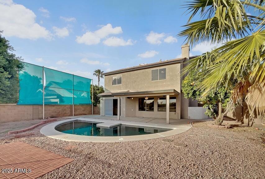 1345 E Betsy Ln, Gilbert, AZ 85296 - view of pool featuring a patio area and a fenced backyard