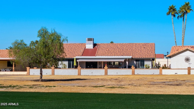 view of rear view of property