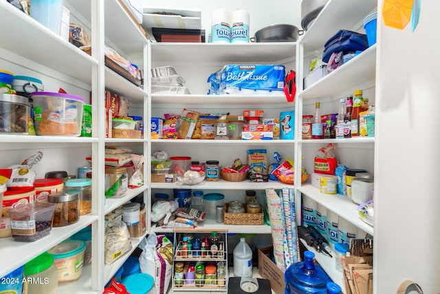 view of pantry