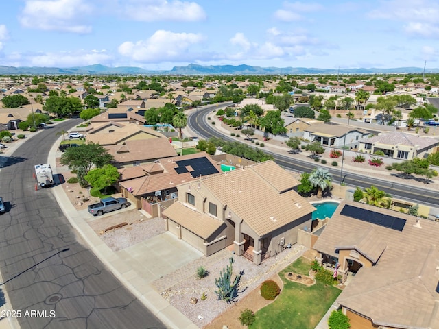 3905 S Bridal Vail Dr, Gilbert, AZ 85297 - aerial perspective of suburban area with mountains