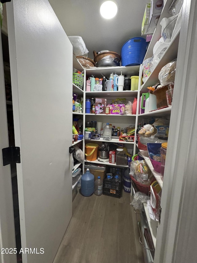 view of pantry