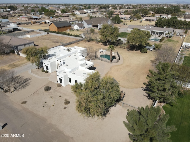 drone / aerial view featuring a residential view