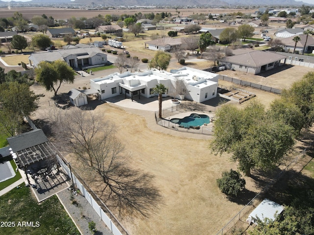 bird's eye view featuring a residential view