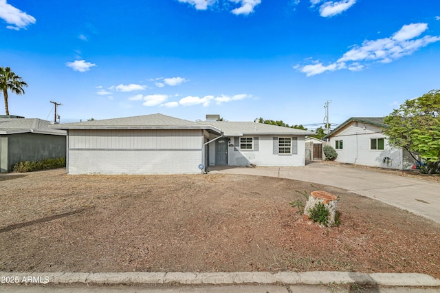 view of ranch-style home