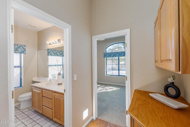 walk in closet with carpet floors