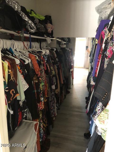 1156 E Vinedo Ln, Tempe, AZ 85284 - spacious closet with wood finished floors
