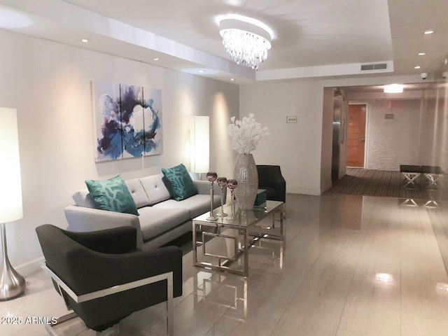 lobby with recessed lighting