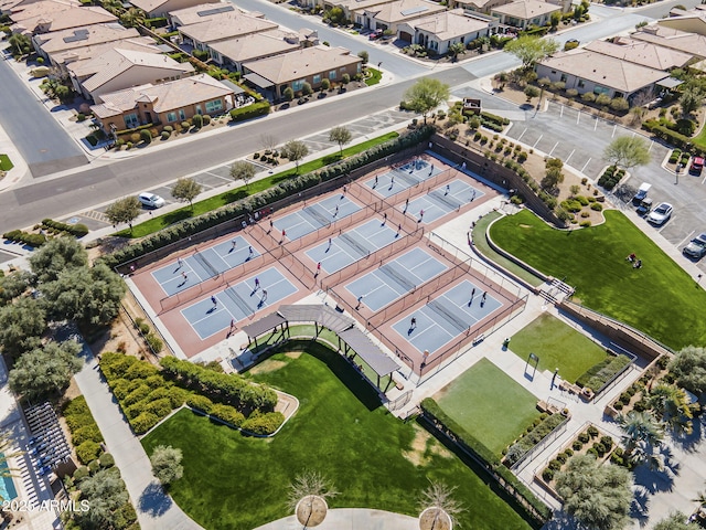 birds eye view of property featuring a residential view