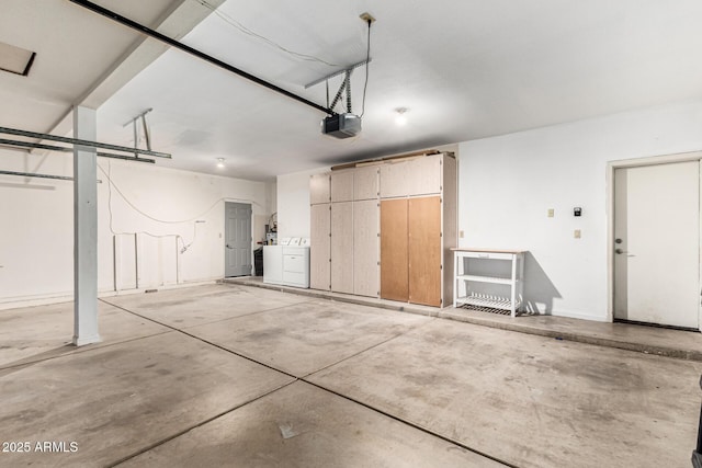 3761 W Kent Dr, Chandler, AZ 85226 - garage with washing machine and dryer and a garage door opener
