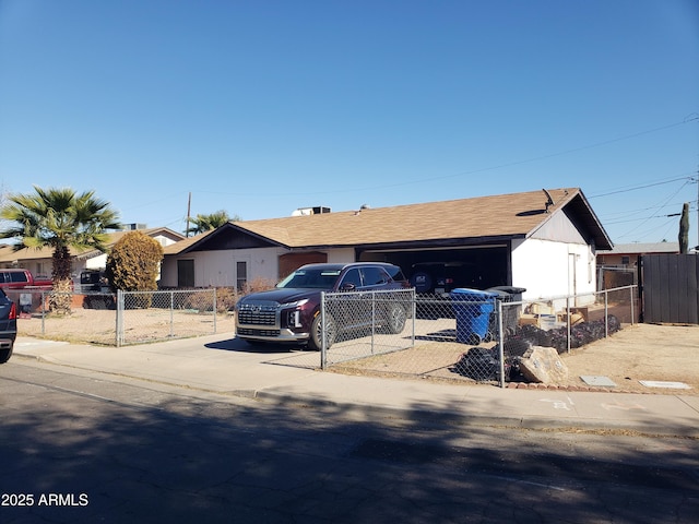 view of ranch-style house