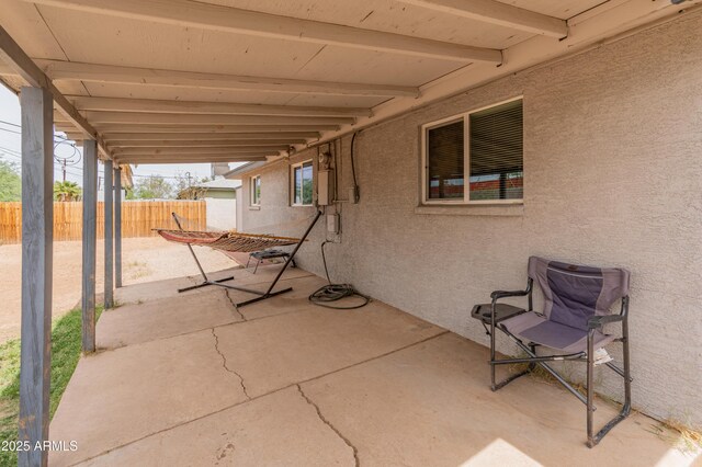 3806 N 64th Dr, Phoenix, AZ 85033 - view of patio with fence
