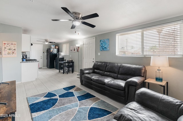 3806 N 64th Dr, Phoenix, AZ 85033 - living area with ceiling fan