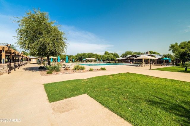 4140 E Claxton Ave, Gilbert, AZ 85297 - community pool featuring a lawn