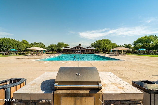 4140 E Claxton Ave, Gilbert, AZ 85297 - community pool featuring a patio and a grill