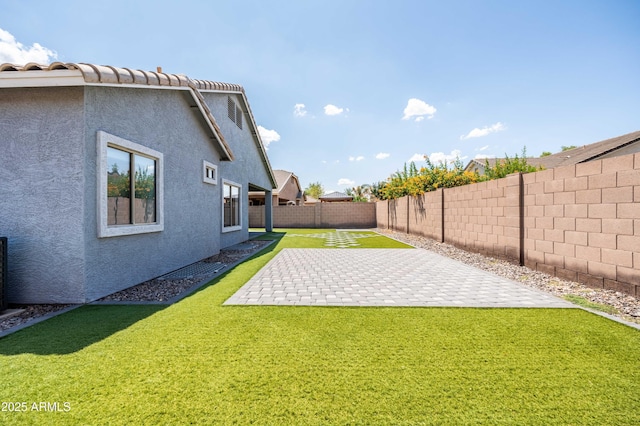 4140 E Claxton Ave, Gilbert, AZ 85297 - view of yard with a patio