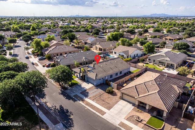 4140 E Claxton Ave, Gilbert, AZ 85297 - aerial perspective of suburban area featuring mountains