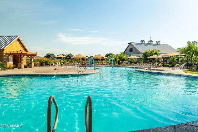 4140 E Claxton Ave, Gilbert, AZ 85297 - community pool featuring a patio