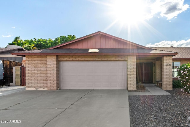 16638 N 46th Ln, Glendale, AZ 85306 - single story home with brick siding, driveway, and an attached garage