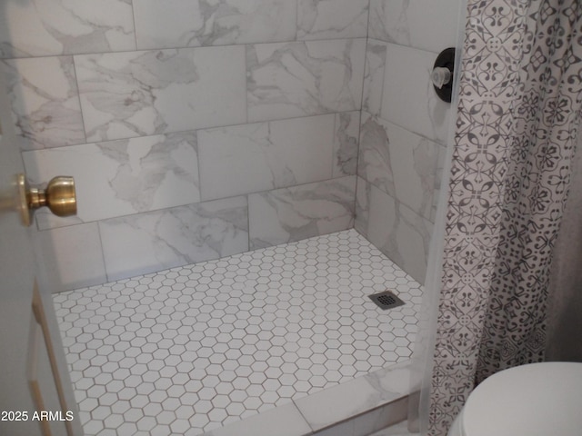 1333 N Higley Rd Unit 7, Mesa, AZ 85205 - full bath featuring tiled shower and toilet