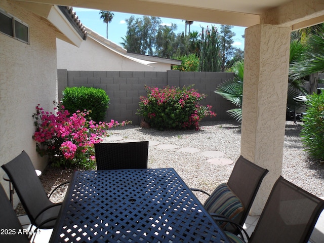 1333 N Higley Rd Unit 7, Mesa, AZ 85205 - view of patio / terrace featuring outdoor dining space