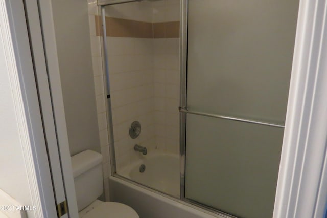 2301 E University Dr Unit 334, Mesa, AZ 85213 - full bath featuring toilet and shower / bath combination with glass door