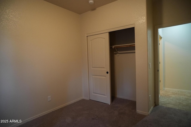 4246 Kings Canyon Way, Sierra Vista, AZ 85650 - unfurnished bedroom with a closet, carpet, and baseboards