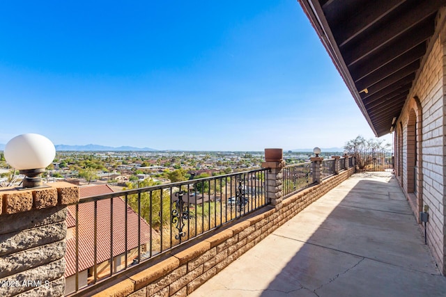 11237 N 15th Ln, Phoenix, AZ 85029 - balcony featuring a mountain view
