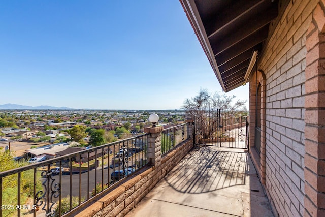 11237 N 15th Ln, Phoenix, AZ 85029 - balcony featuring a mountain view