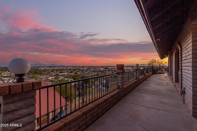 11237 N 15th Ln, Phoenix, AZ 85029 - view of balcony at dusk