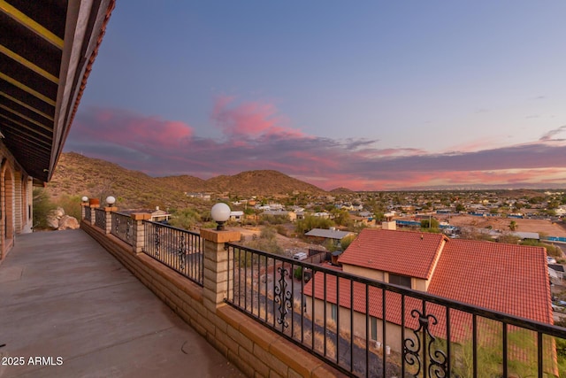 11237 N 15th Ln, Phoenix, AZ 85029 - balcony featuring a mountain view