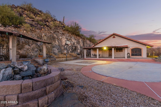 11237 N 15th Ln, Phoenix, AZ 85029 - view of front of house with a patio area and brick siding